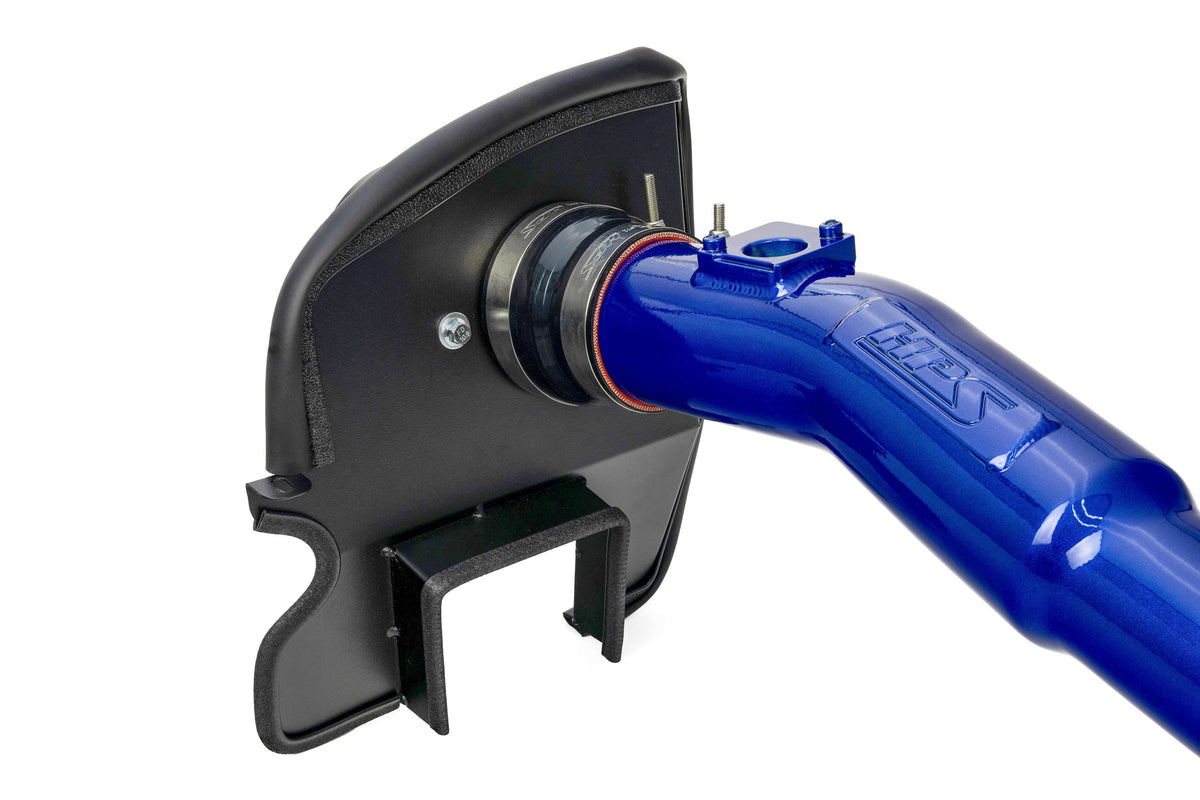 827-777BL HPS Blue Shortram Air Intake w/Heat Shield For 21-25 Lexus IS300 2.0L Turbo