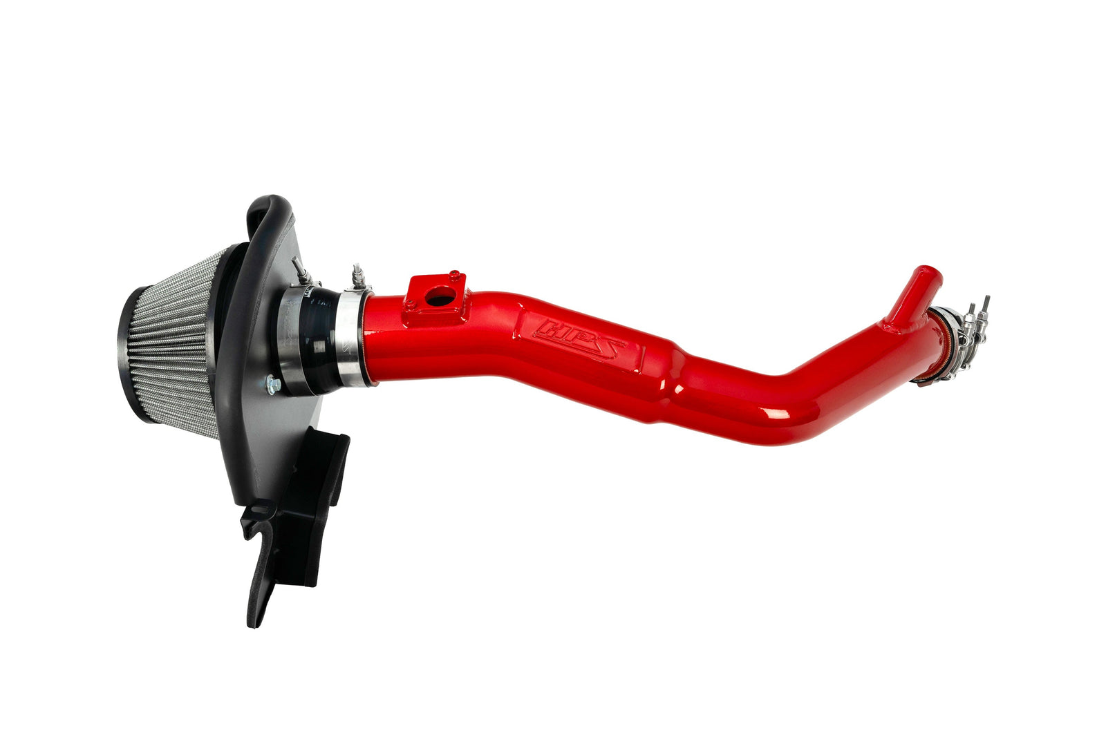 827-777R HPS Red Shortram Air Intake w/Heat Shield For 21-25 Lexus IS300 2.0L Turbo