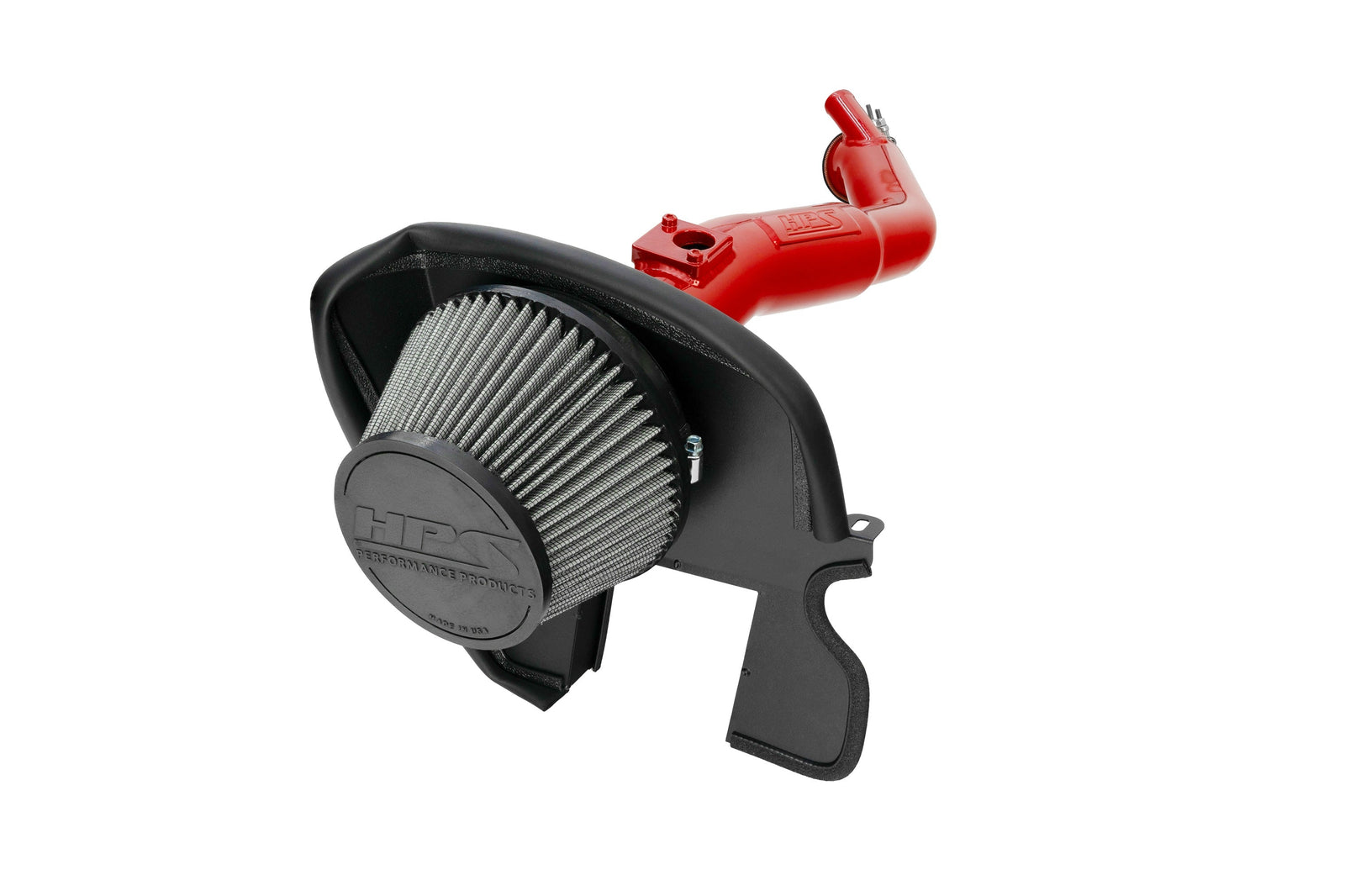 HPS Shortram Air Intake Heat Shield Kit for 21-25 Lexus IS300 2.0L Turbo XE30 SKU 827-777R, red close-up product detail
