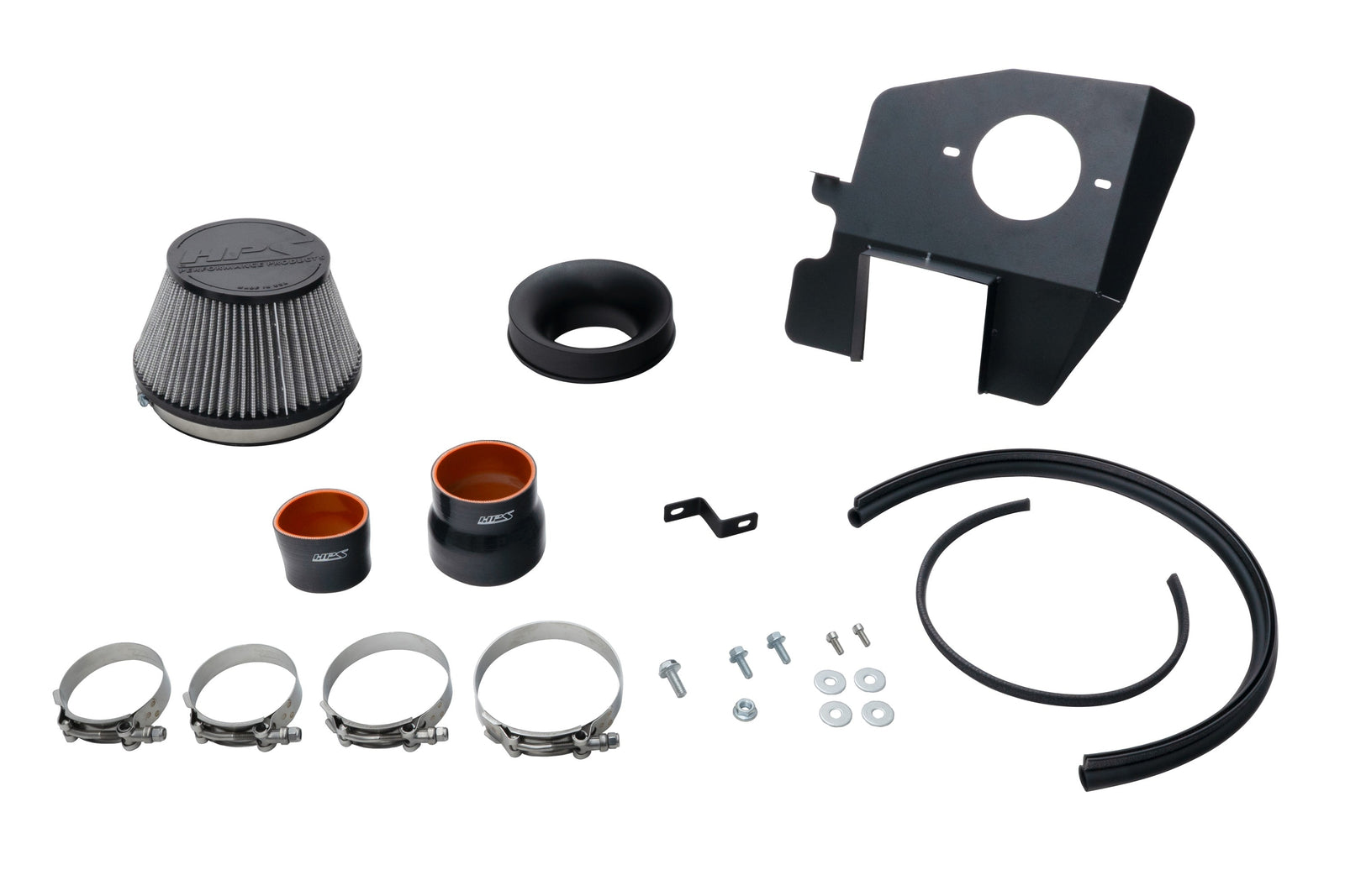 827-777WB HPS Black Shortram Air Intake w/Heat Shield For 21-25 Lexus IS300 2.0L Turbo