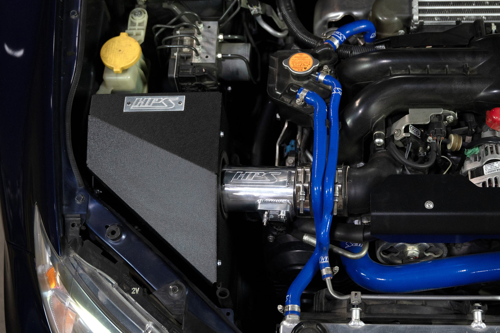 827-566P HPS Polish Shortram Air Intake For 08-14 Impreza 2.5L Turbo (WRX/WRX STI/2.5GT)