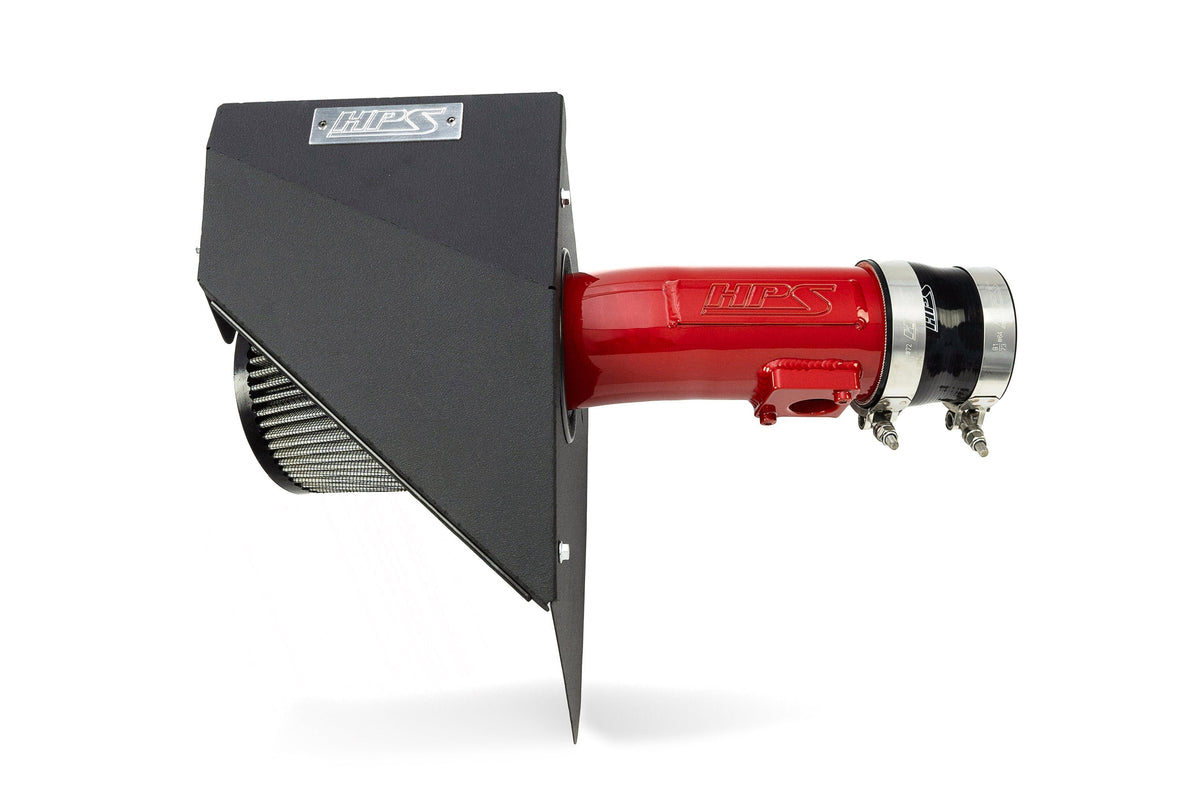 HPS Shortram Air Intake Heat Shield Kit for 08-14 Subaru Impreza WRX STI 2.5L Turbo GE GH GV GR SKU 827-778R, red product view