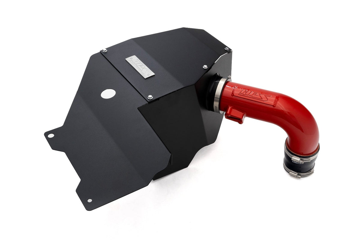 827-779R HPS Red Shortram Air Intake Kit+Heat Shield For 24+ Tacoma 2.4L Turbo N400