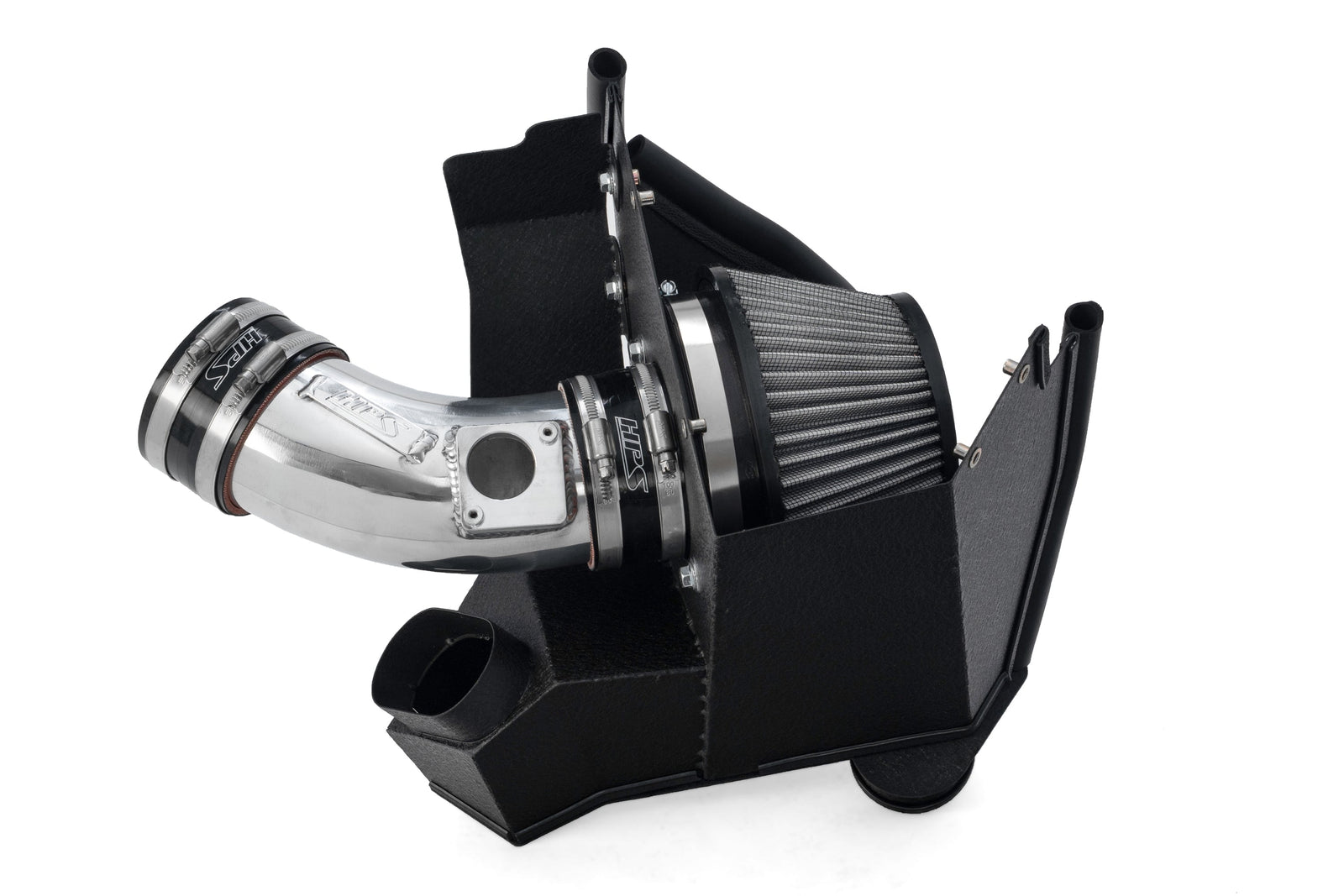 827-783P HPS Polish Shortram Air Intake w/Heat Shield For 21-25 Acura TLX Type-S Turbo