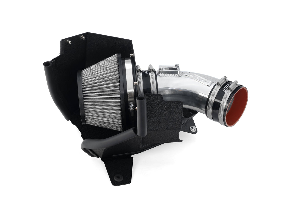827-783P HPS Polish Shortram Air Intake w/Heat Shield For 21-25 Acura TLX Type-S Turbo