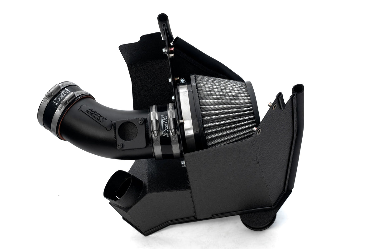 827-783WB HPS Black Shortram Air Intake w/Heat Shield For 21-25 Acura TLX Type-S 3.0 Turbo