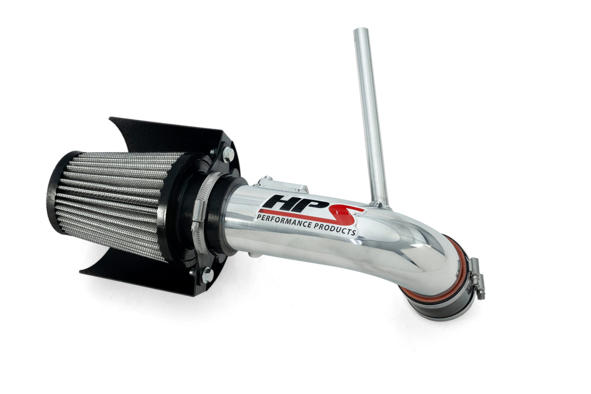 827-784P HPS Polish Shortram Air Intake Kit For 10-15 Prius/12-17 Prius V 1.8L Hybrid