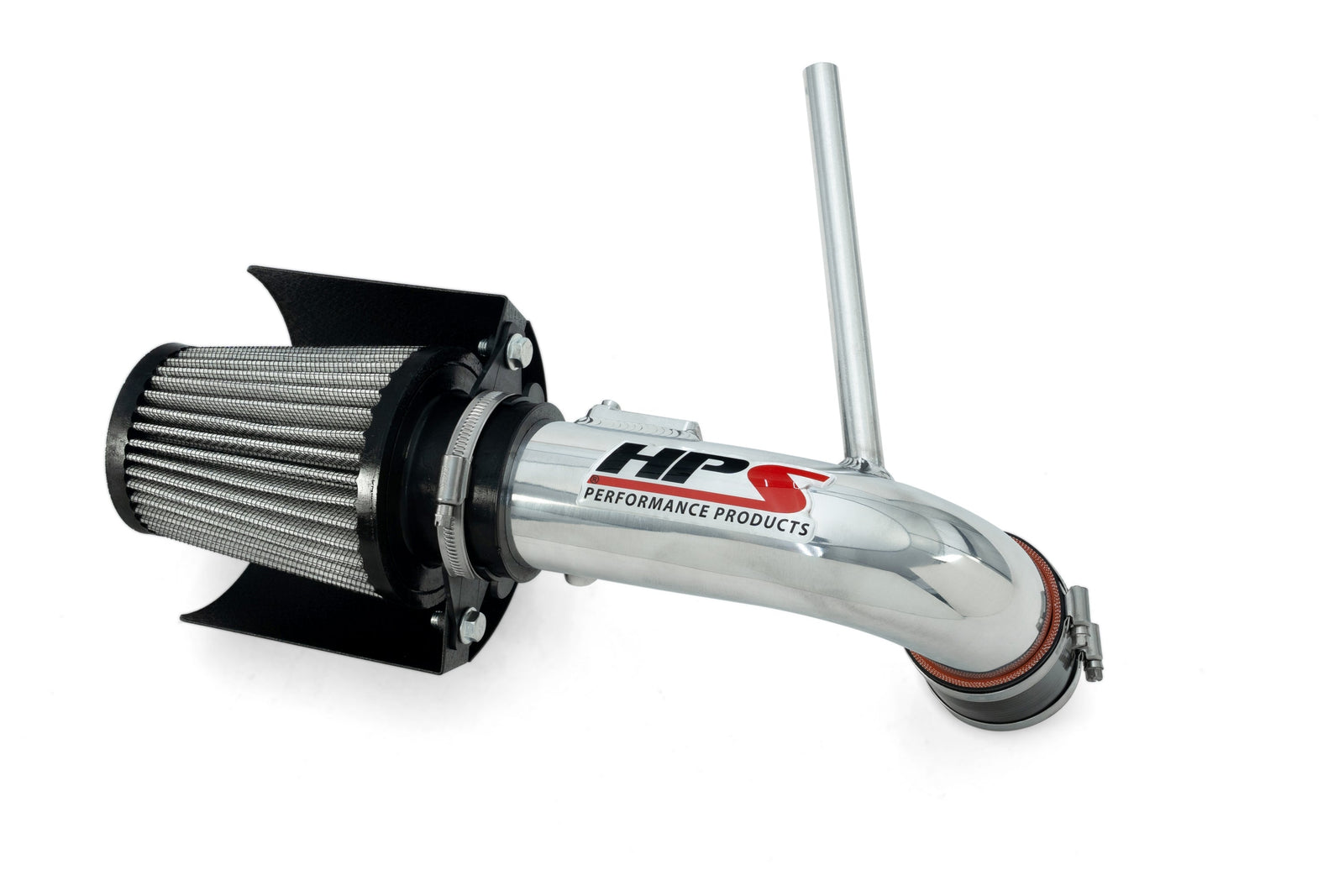 827-784P HPS Polish Shortram Air Intake Kit For 10-15 Prius/12-17 Prius V 1.8L Hybrid