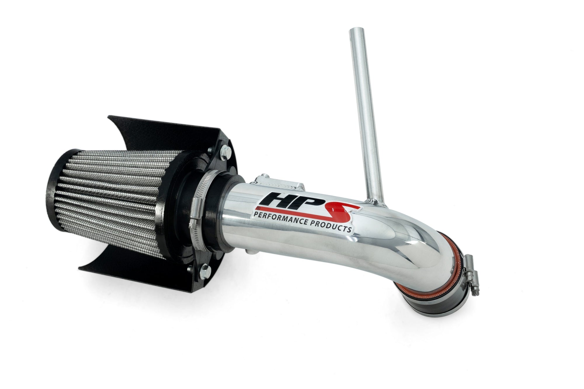 827-784P HPS Polish Shortram Air Intake Kit For 10-15 Prius/12-17 Prius V 1.8L Hybrid