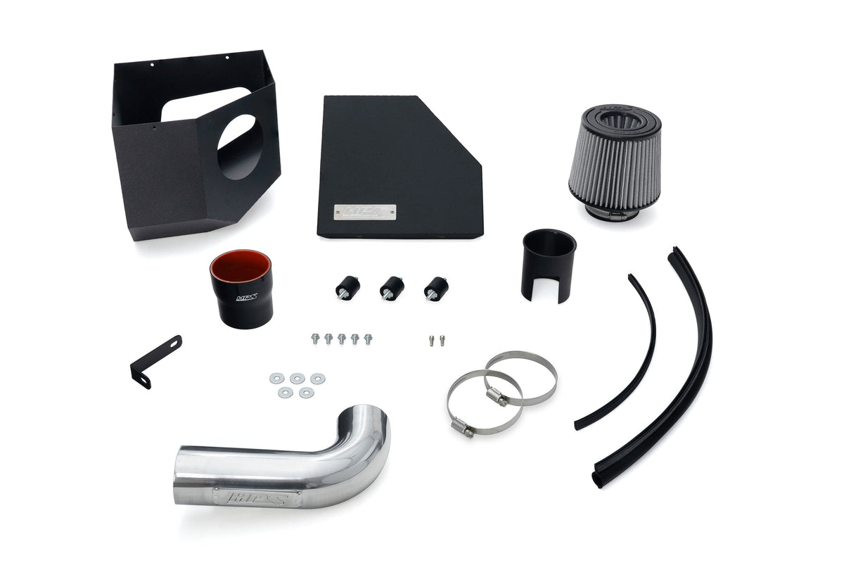 827-786P HPS Polish Shortram Air Intake Heat Shield Kit For 24+ Toyota Land Cruiser 2.4T