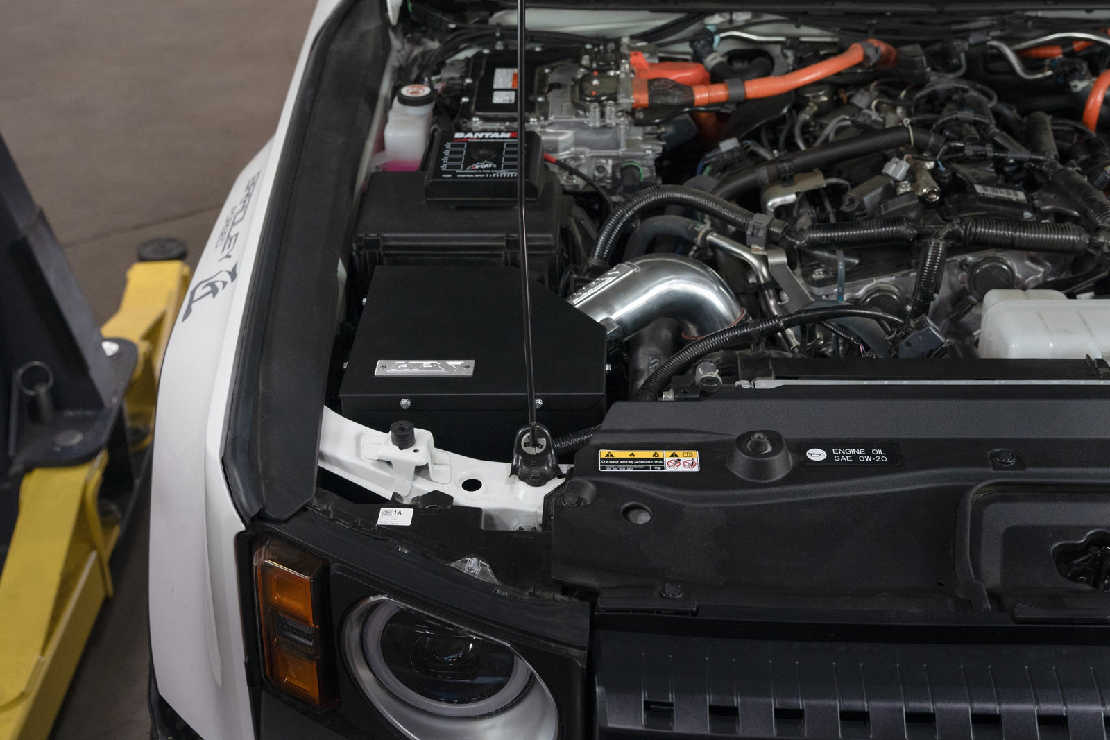 827-786P HPS Polish Shortram Air Intake Heat Shield Kit For 24+ Toyota Land Cruiser 2.4T