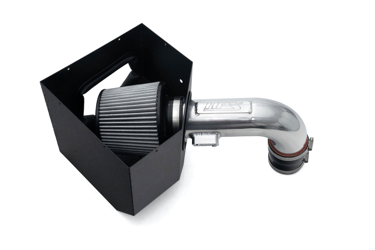 HPS Shortram Air Intake Heat Shield Kit for 24-26 Toyota Land Cruiser 2.4L Turbo J250 SKU 827-786P, polished alternate product view