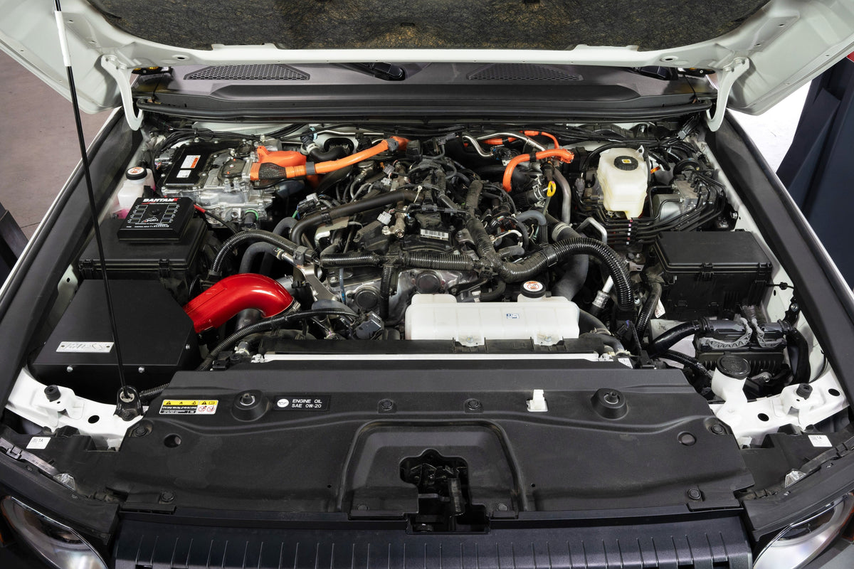 827-786WB HPS Black Shortram Air Intake Heat Shield Kit For 24+ Toyota Land Cruiser 2.4T