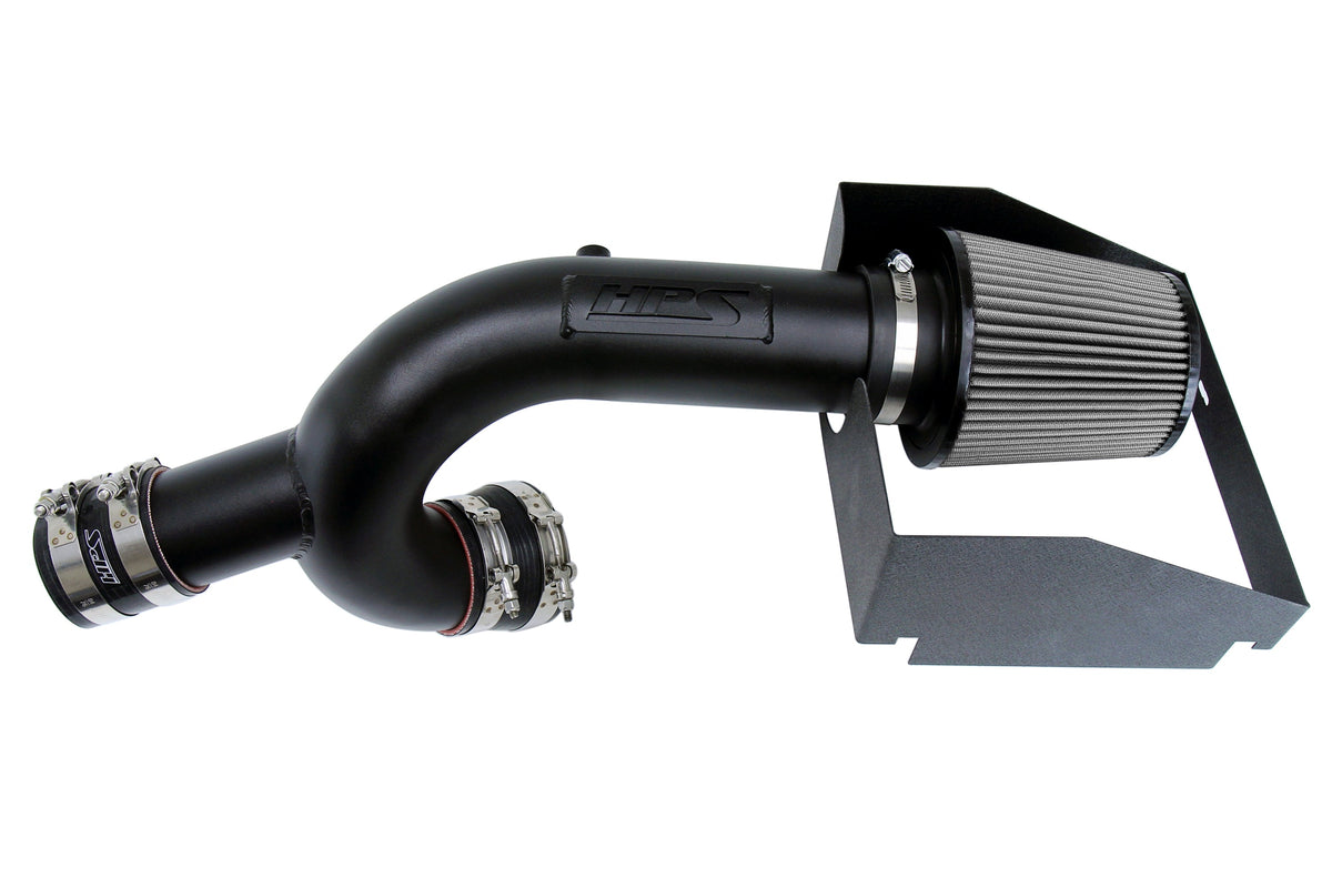 827-787WB HPS Black Shortram Air Intake Kit For 17-25 Ford F-150/18-24 Expedition 3.5L V6