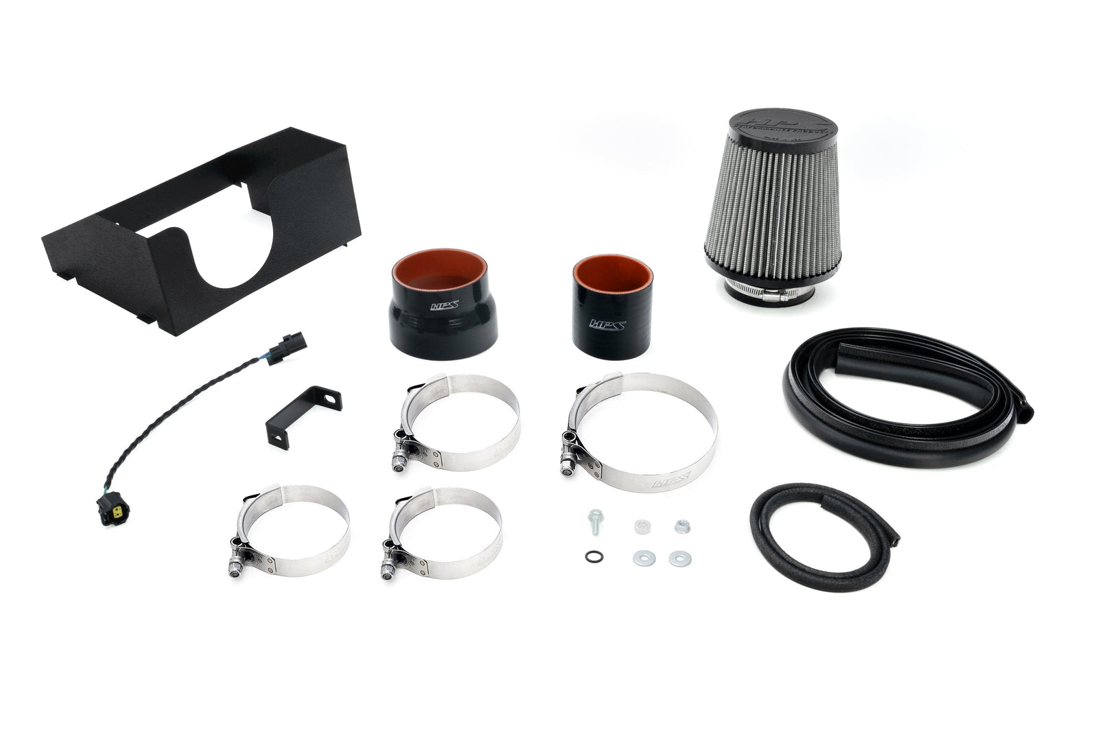 827-787R HPS Red Shortram Air Intake Kit For 17-25 Ford F-150/18-24 Expedition 3.5L V6