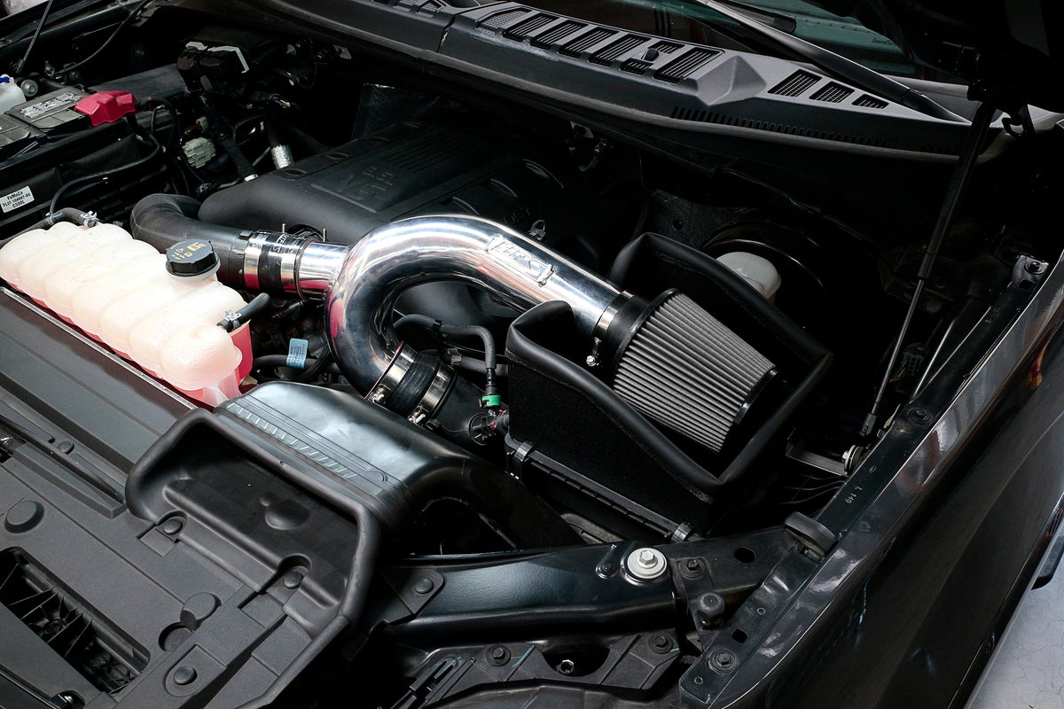 827-787R HPS Red Shortram Air Intake Kit For 17-25 Ford F-150/18-24 Expedition 3.5L V6