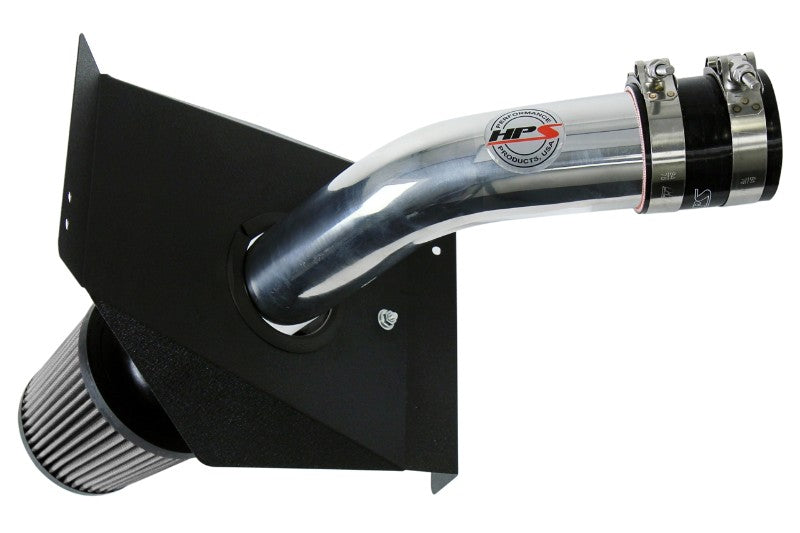 HPS Polish Cold Air Intake Kit with Filter For 15-17 Subaru WRX STI 2.5L Turbo Air Intake Systems 837-573P-1