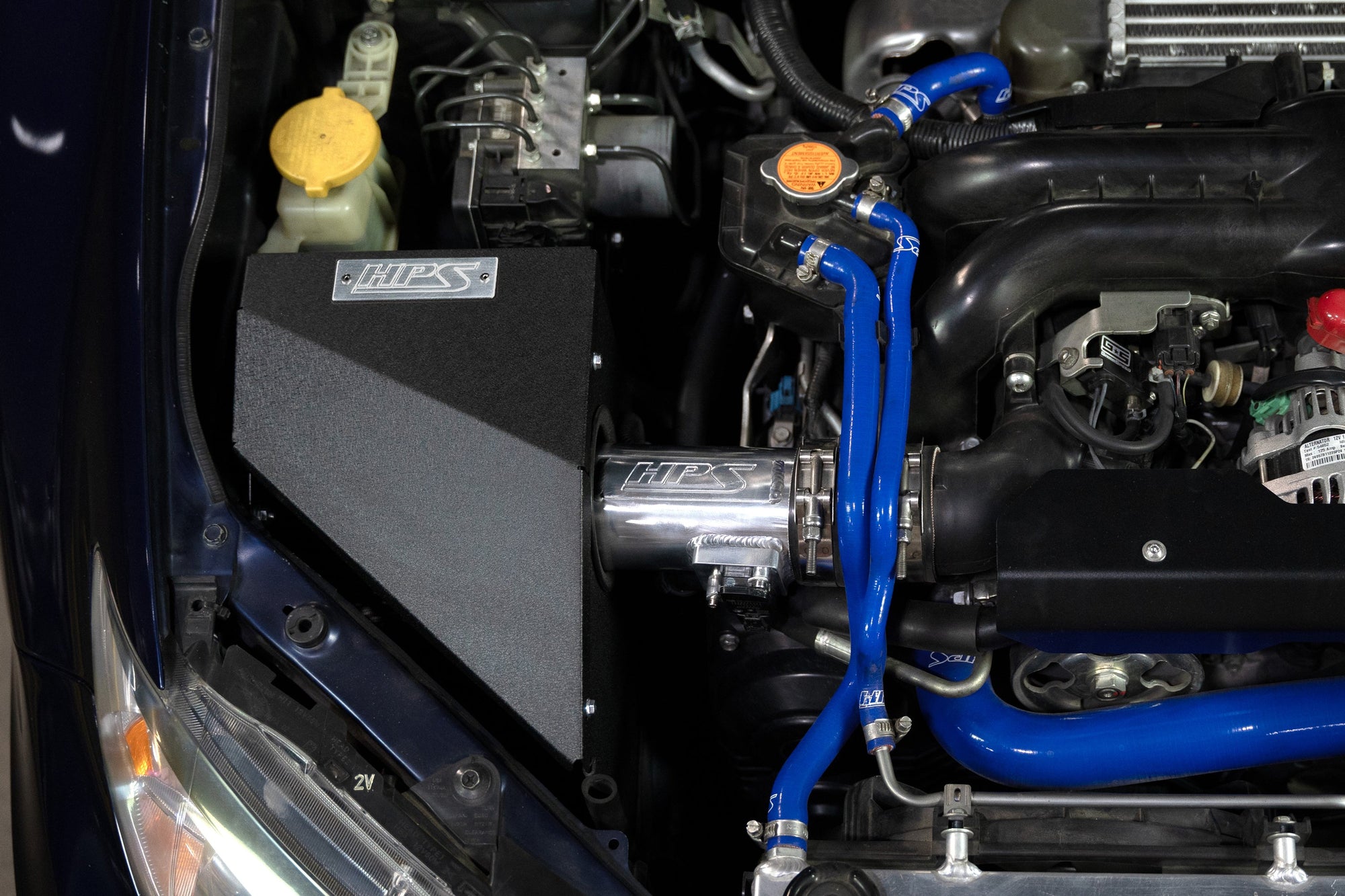 837-566P HPS Polish Cold Air Intake For 08-14 Impreza 2.5L Turbo (WRX/WRX STI/2.5GT Trim)