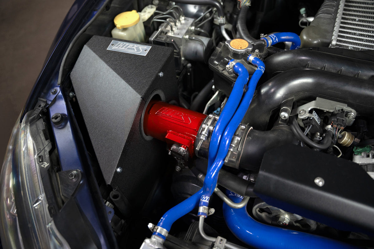 837-566R HPS Red Cold Air Intake For 08-14 Impreza 2.5L Turbo (WRX/WRX STI/2.5GT Trim)