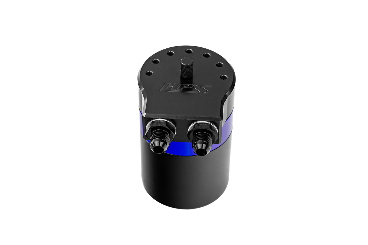 HPS-860-002BL HPS Blue Oil Catch Can & Mount Bracket For 24+ Integra TypeS / 17+ Civic TypeR