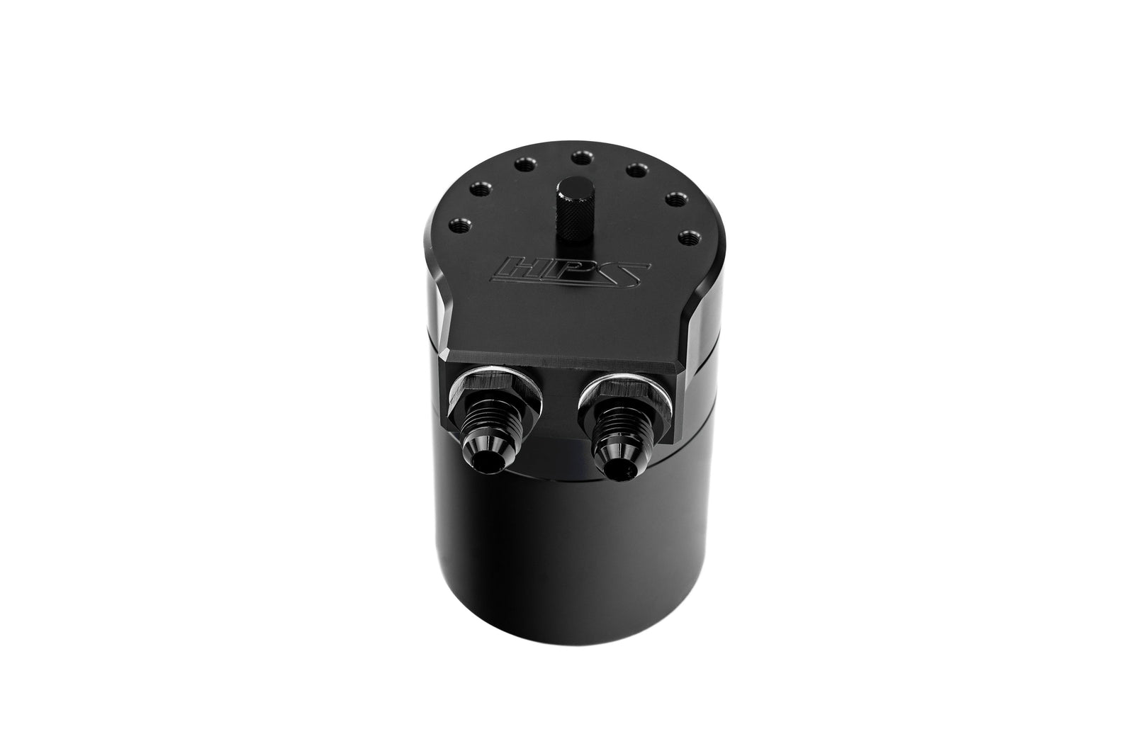 HPS-860-002WB HPS Black Oil Catch Can & Mount Bracket For 24+ Integra TypeS / 17+ Civic TypeR