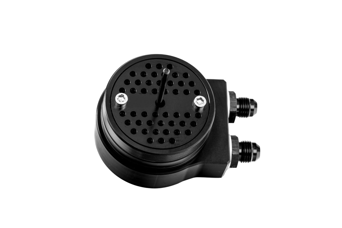 HPS-860-002WB HPS Black Oil Catch Can & Mount Bracket For 24+ Integra TypeS / 17+ Civic TypeR