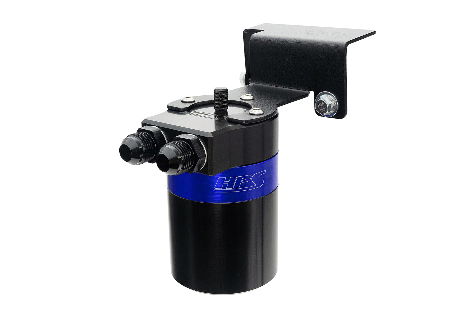 HPS-860-003BL HPS Blue 147ML Oil Catch Can Tank Mount Bracket For 23+ Sequoia / 22+ Tundra