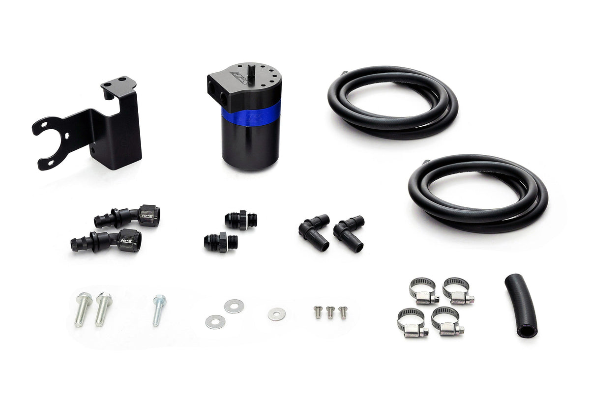 HPS-860-003BL HPS Blue 147ML Oil Catch Can Tank Mount Bracket For 23+ Sequoia / 22+ Tundra