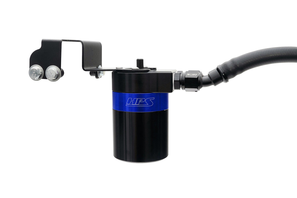 HPS-860-003BL HPS Blue 147ML Oil Catch Can Tank Mount Bracket For 23+ Sequoia / 22+ Tundra