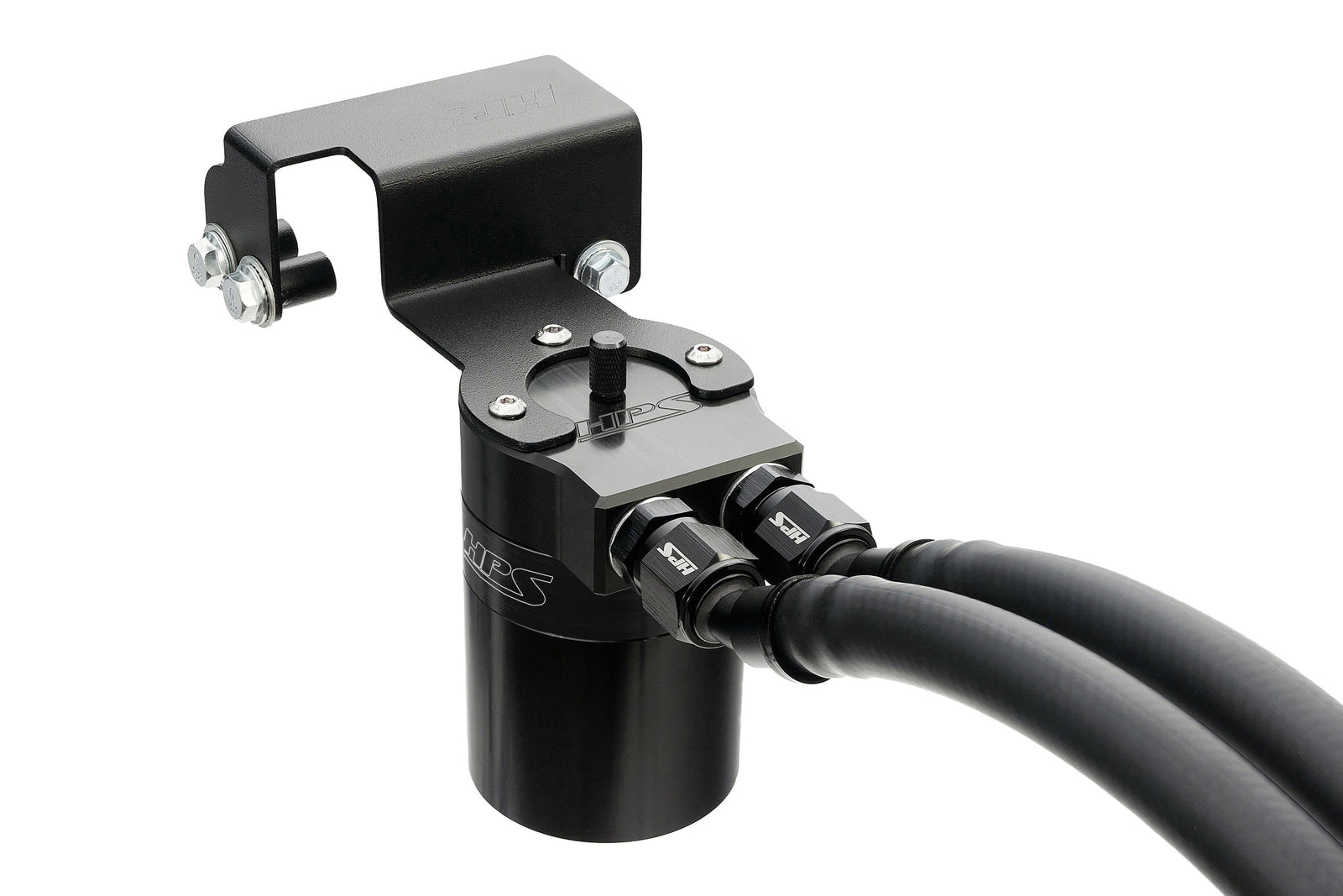 HPS-860-003WB HPS Black 147ML Oil Catch Can Tank Mount Bracket For 23+ Sequoia / 22+ Tundra
