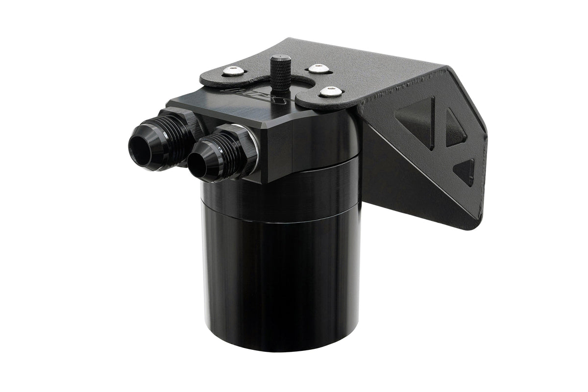 HPS-860-004WB HPS Black Oil Catch Can & Mount Bracket For 08-14 WRX / 09-10 Impreza 2.5 GT