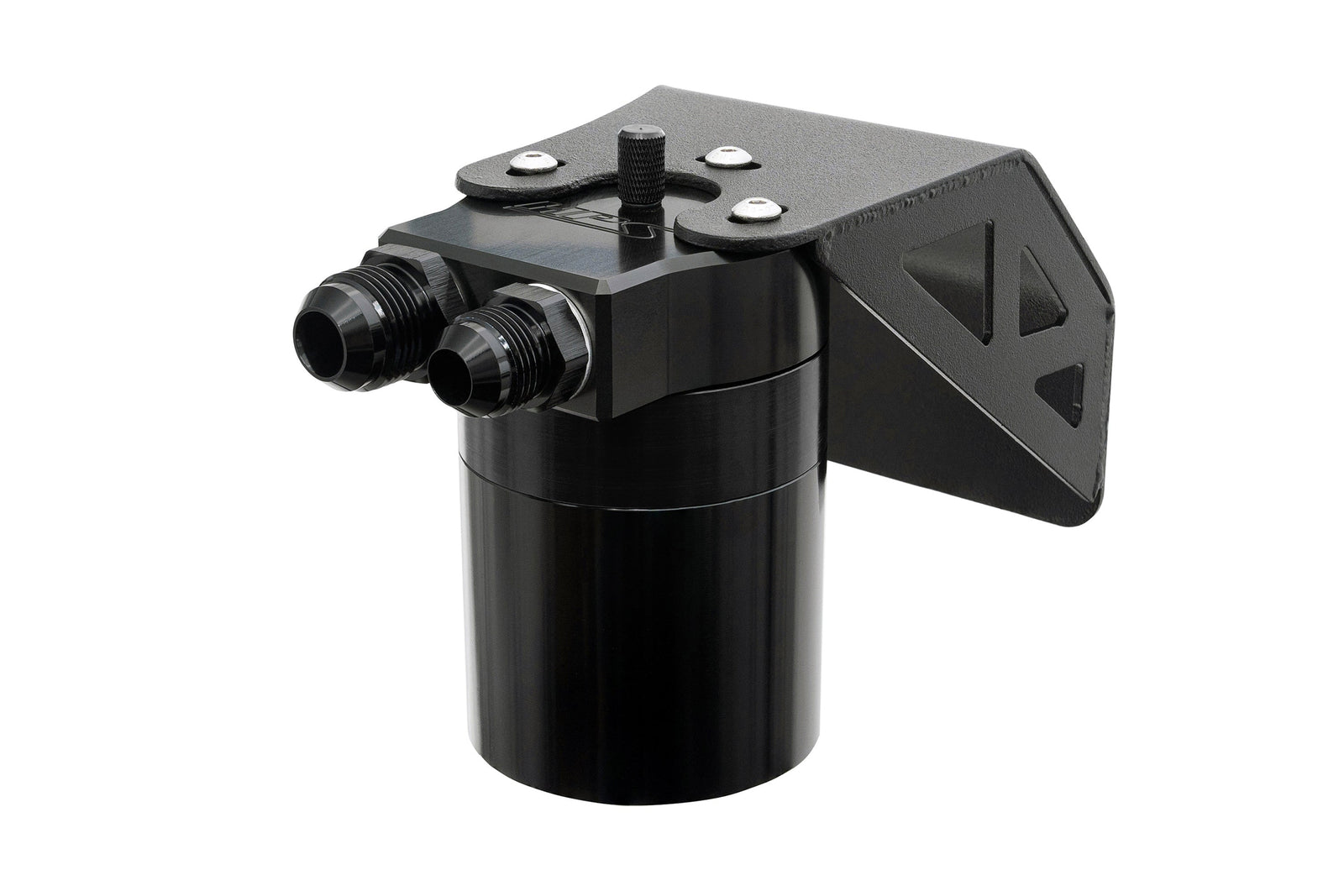 HPS-860-004WB HPS Black Oil Catch Can & Mount Bracket For 08-14 WRX / 09-10 Impreza 2.5 GT