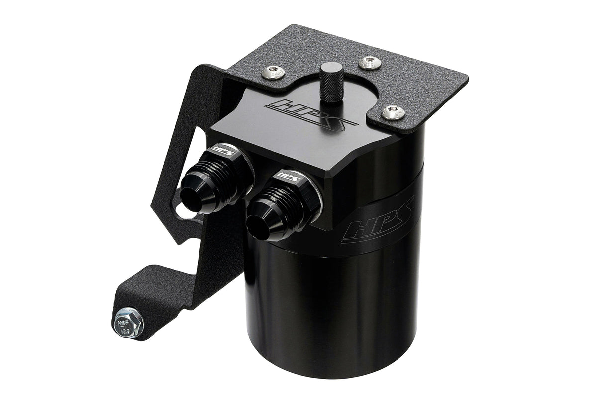 HPS-860-005WB HPS Black 147ML Oil Catch Can Tank Mount Bracket For 10-23 Lexus GX460 4.6L J150