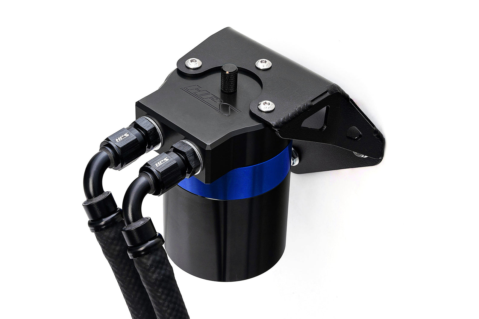 HPS-860-006BL HPS Blue 147ML Oil Catch Can Tank Mount Bracket For 15-19 Subaru Legacy Outback