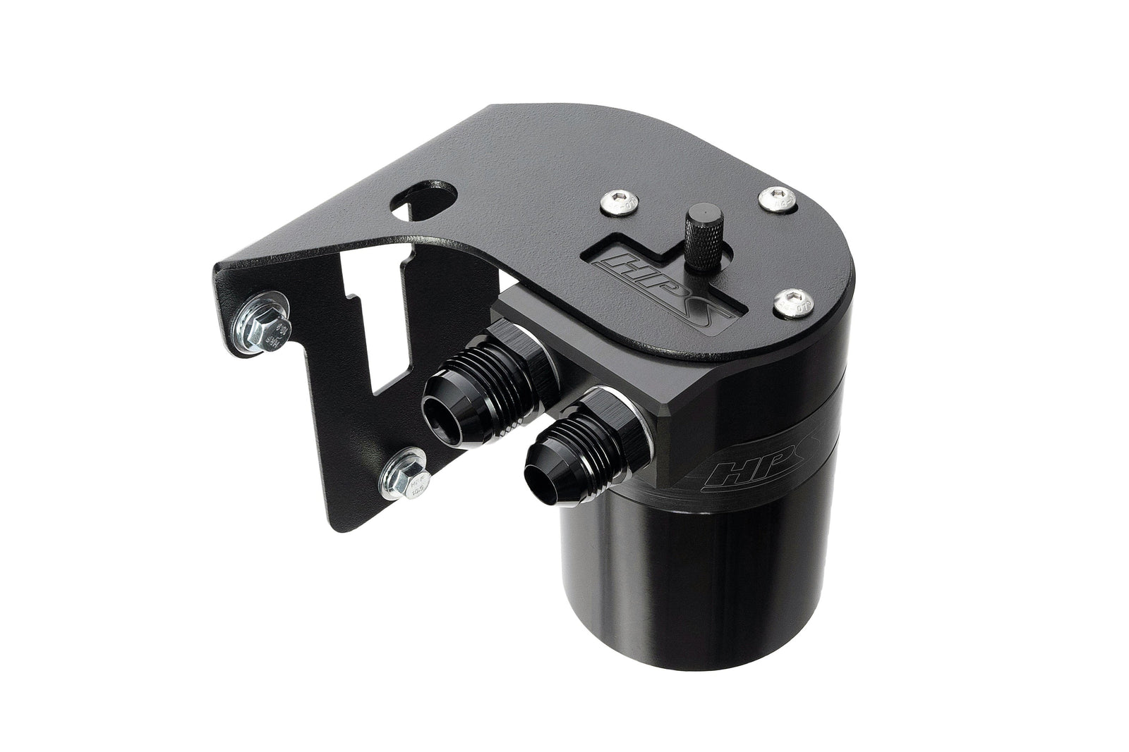 HPS-860-007WB HPS Black 147ML Oil Catch Can Tank Mount Bracket For 15-21 Subaru WRX 2.0L Turbo