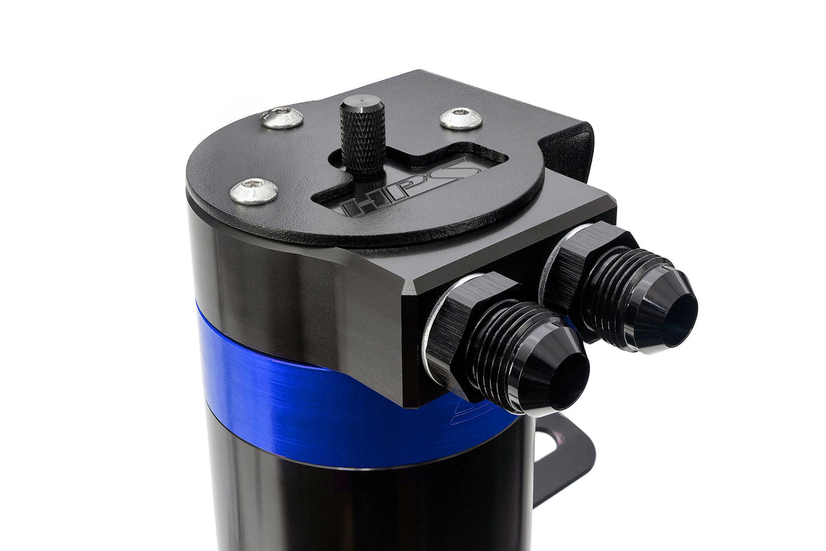 HPS-860-008BL HPS Blue Oil Catch Can Tank Mount Bracket For 15-21 Subaru WRX STI 2.5L Turbo VA