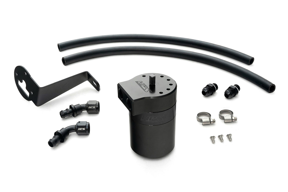HPS-860-008WB HPS Black Oil Catch Can Tank Mount Bracket For 15-21 Subaru WRX STI 2.5L Turbo