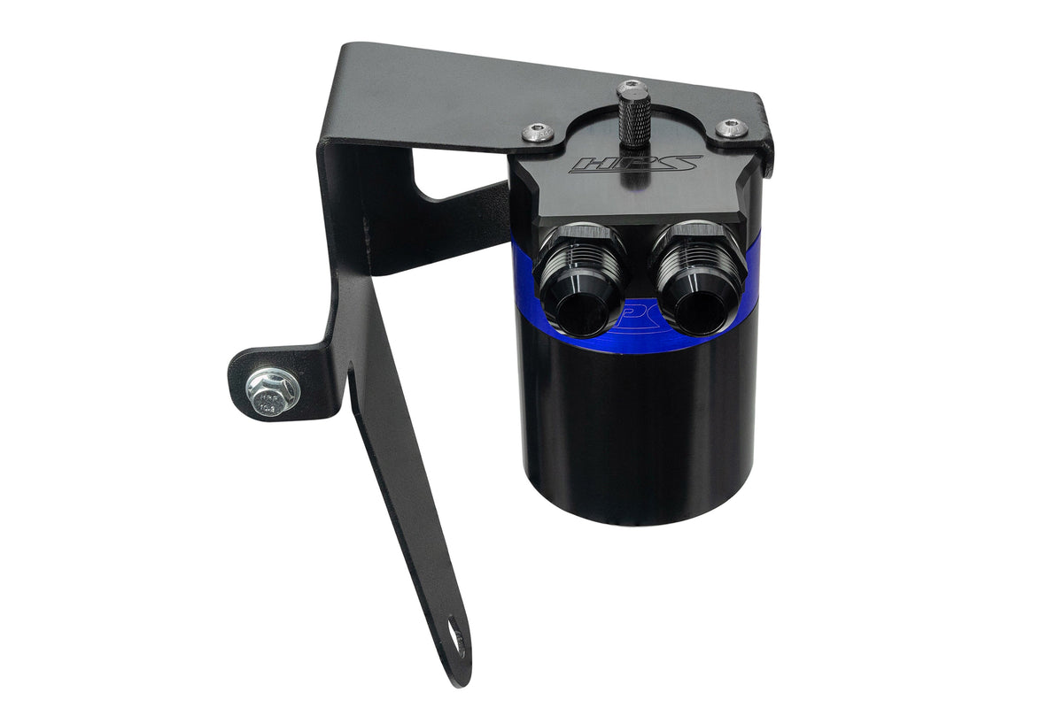 HPS-860-009BL HPS Blue 147ML Oil Catch Can Tank Mount Bracket For 22-24 Subaru WRX 2.4L Turbo
