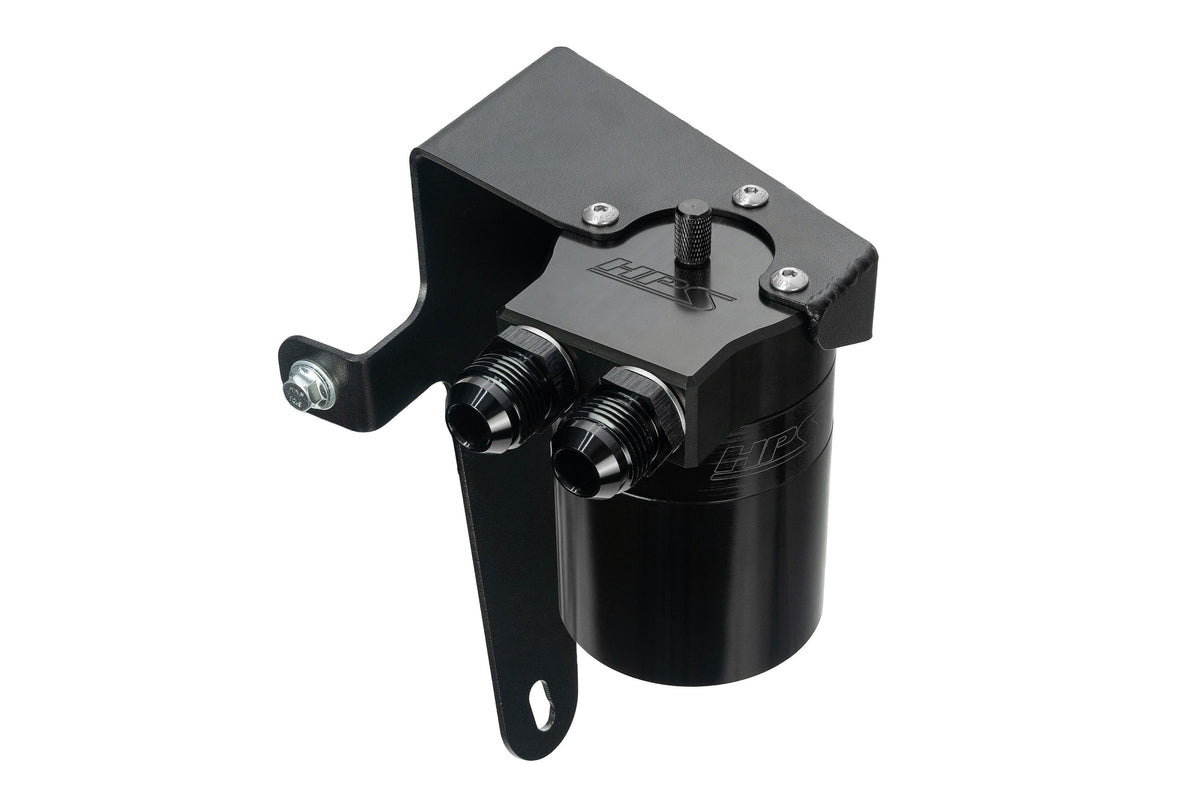 HPS-860-009WB HPS Black 147ML Oil Catch Can Tank Mount Bracket For 22-24 Subaru WRX 2.4L Turbo