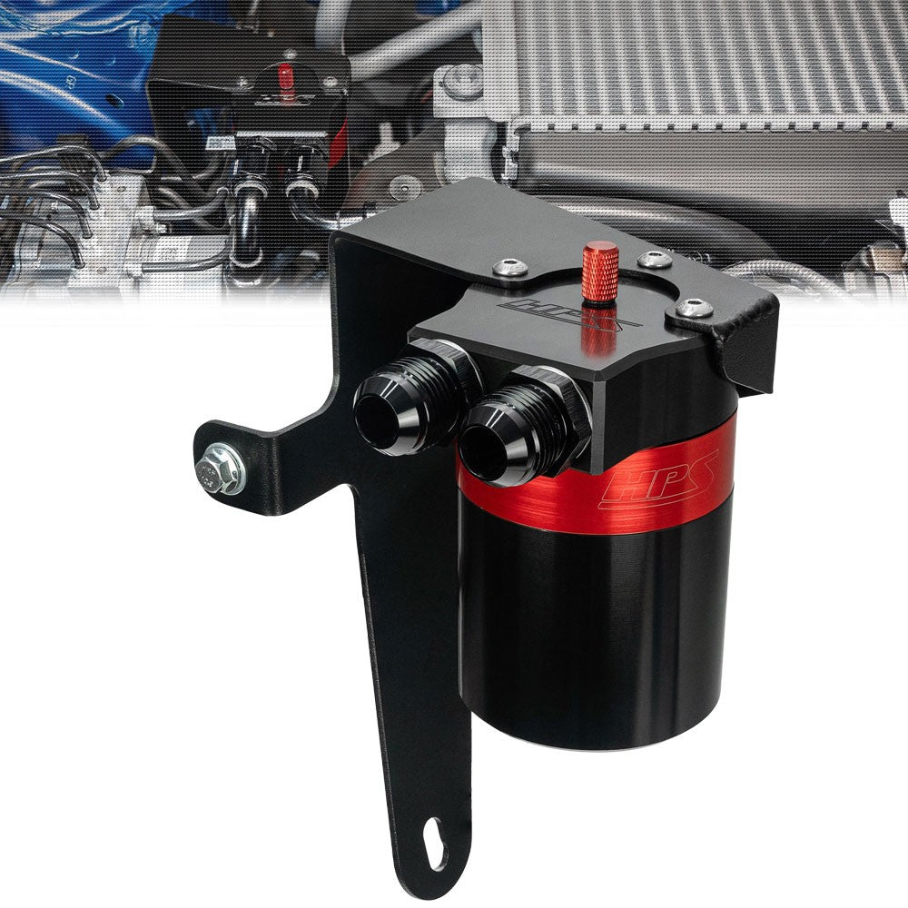HPS-860-009 HPS 147ML Oil Catch Tank w/Mount Bracket For 22-24 Subaru WRX 2.4L Turbo (VB)