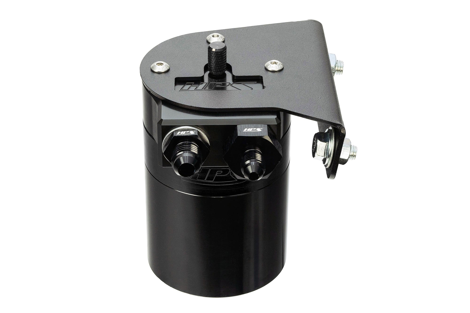 HPS-860-010WB HPS Black 147ML Oil Catch Can Tank Mount Bracket For 10-24 Toyota 4Runner 4.0 V6
