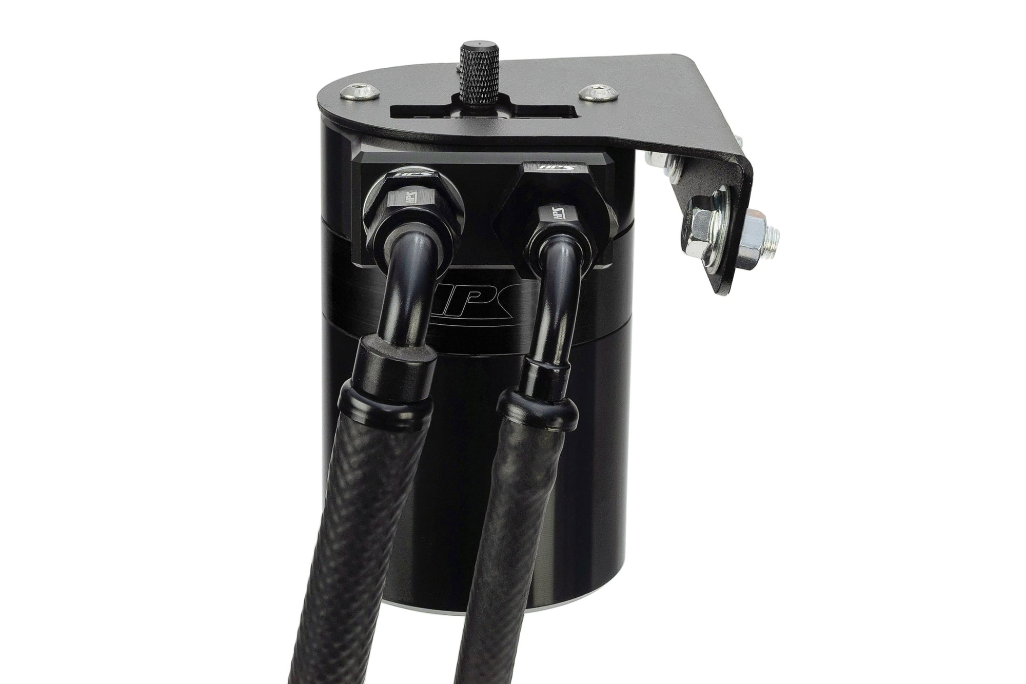 HPS-860-010WB HPS Black 147ML Oil Catch Can Tank Mount Bracket For 10-24 Toyota 4Runner 4.0 V6