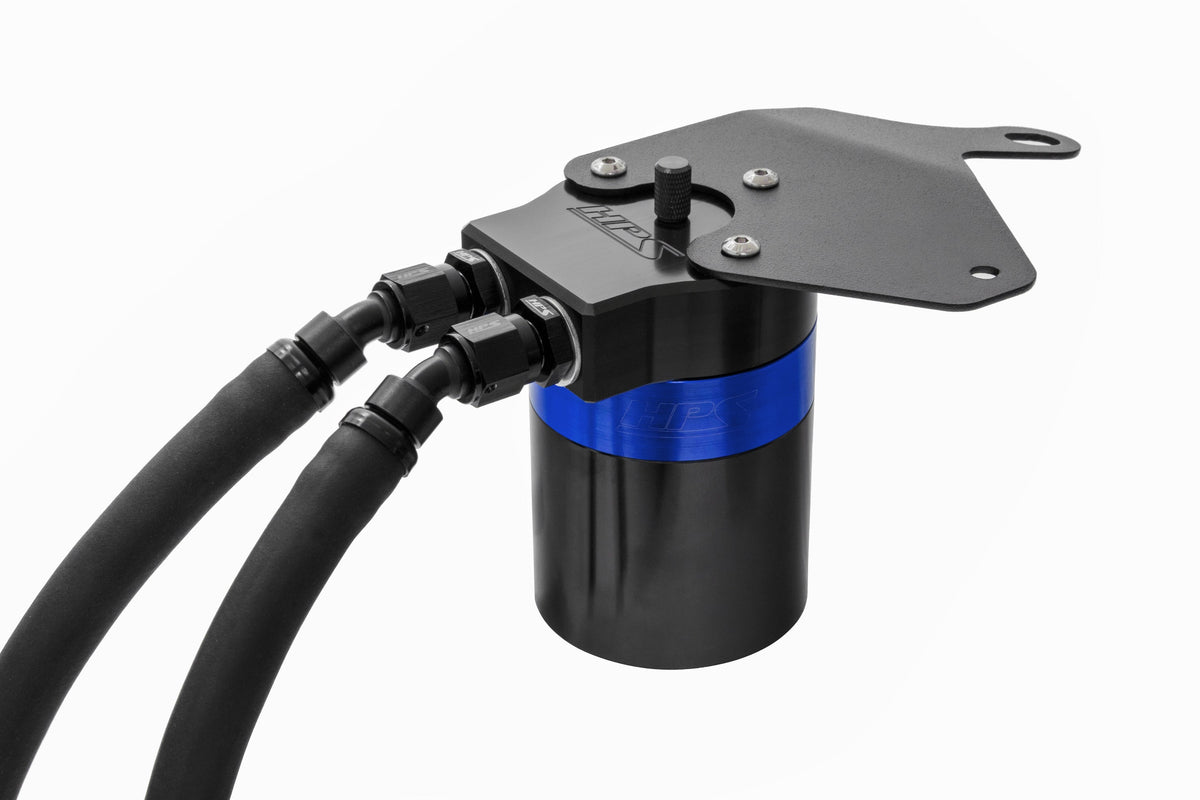 HPS-860-011BL HPS Blue 147ML Oil Catch Can Tank Mount Bracket For 21-25 Acura TLX 2.0L Turbo