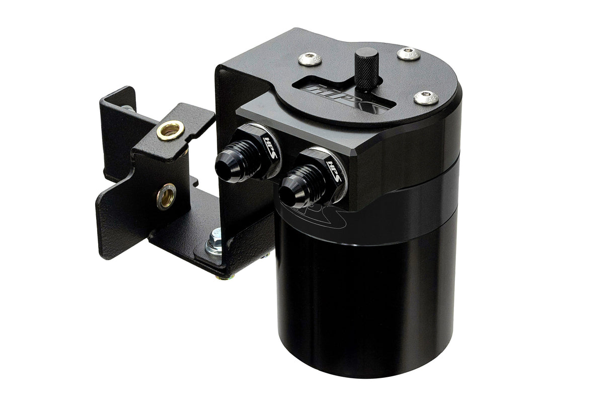 HPS-860-012WB HPS Black 147ML Oil Catch Can Tank Mount Bracket For 04-08 Acura TSX 2.4L CL9