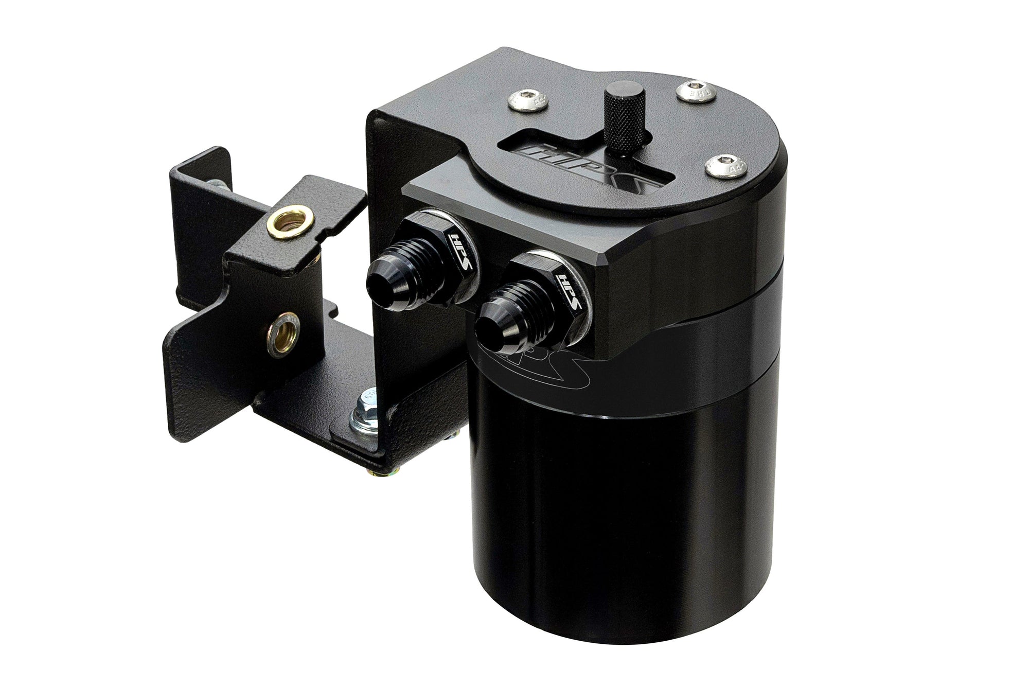 HPS-860-012WB HPS Black 147ML Oil Catch Can Tank Mount Bracket For 04-08 Acura TSX 2.4L CL9