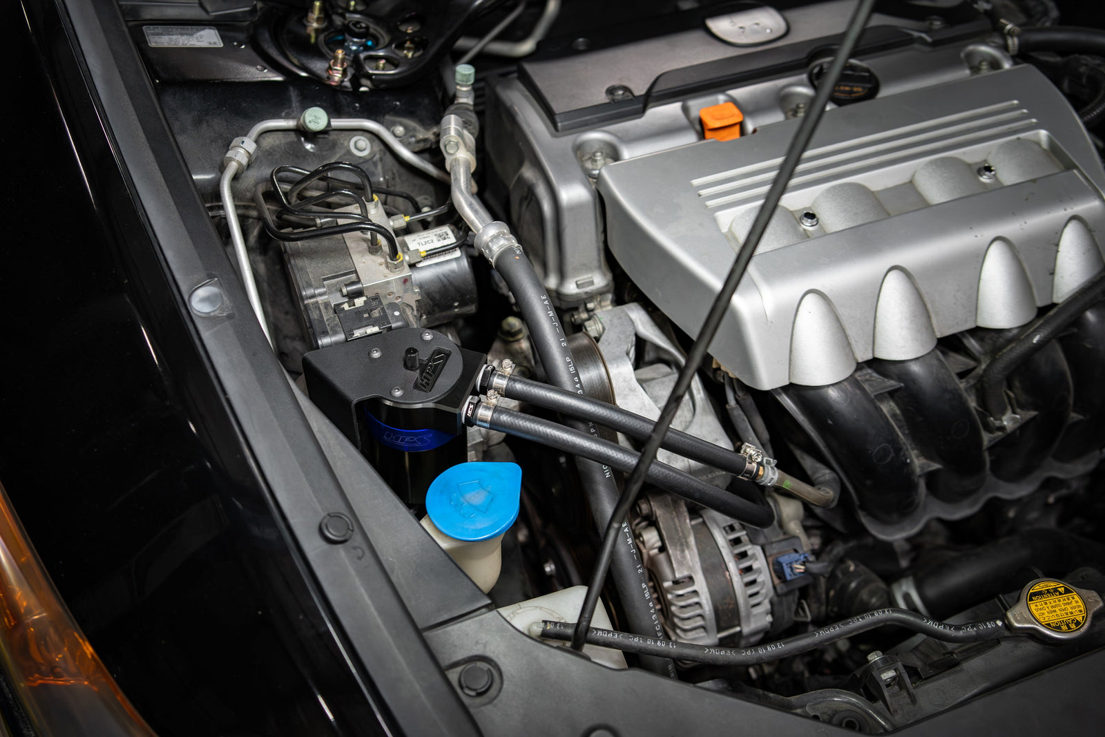 HPS-860-013BL HPS Blue 147ML Oil Catch Can Tank Mount Bracket For 09-14 Acura TSX 2.4L CU2