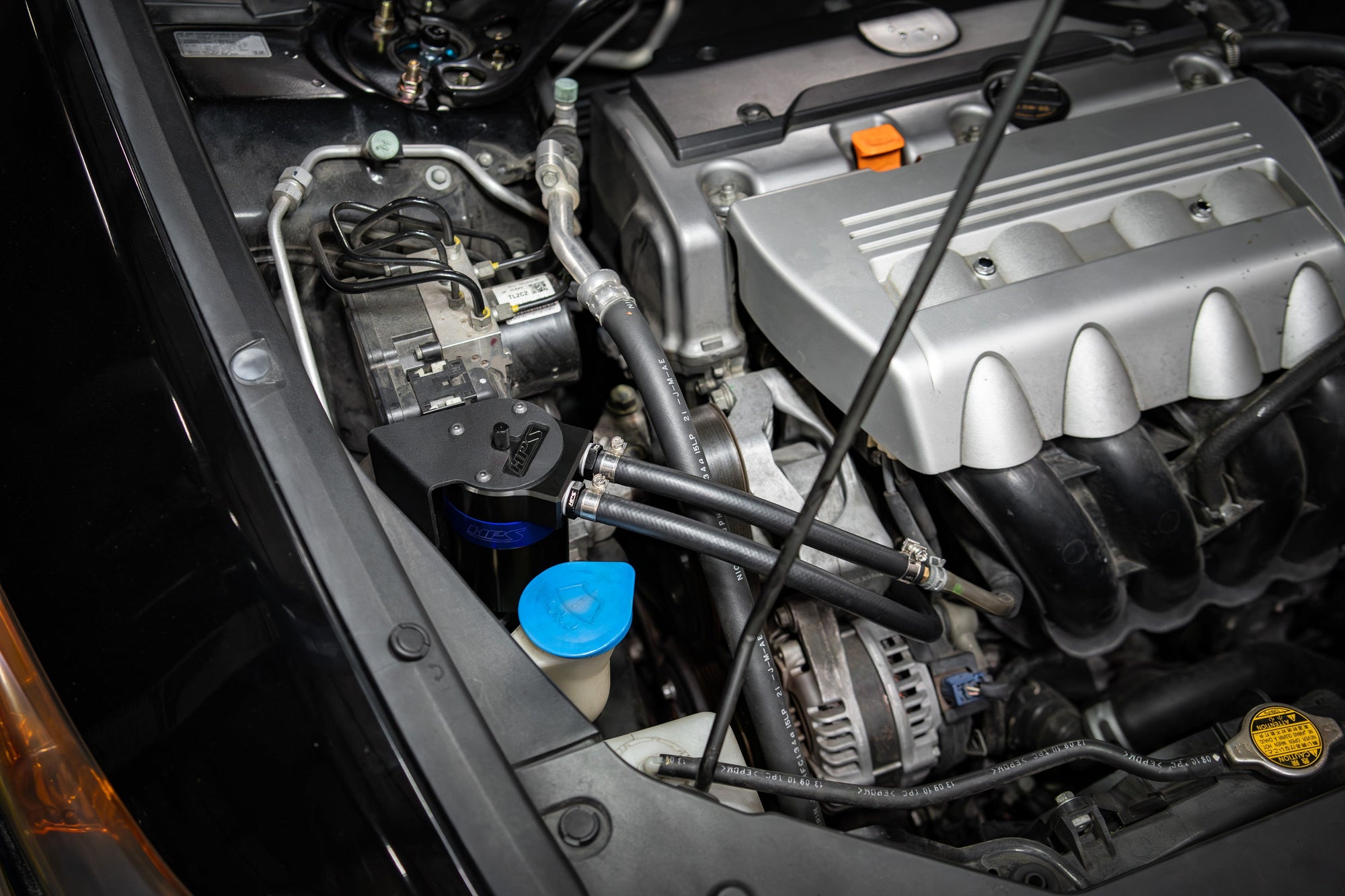 HPS-860-013BL HPS Blue 147ML Oil Catch Can Tank Mount Bracket For 09-14 Acura TSX 2.4L CU2