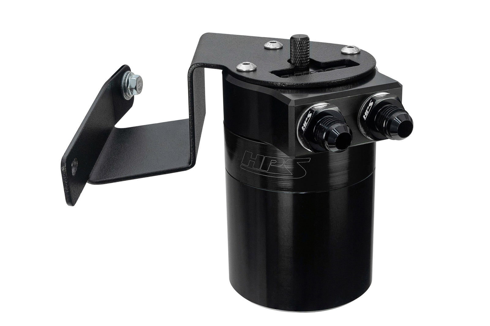 HPS-860-013WB HPS Black 147ML Oil Catch Can Tank Mount Bracket For 09-14 Acura TSX 2.4L CU2
