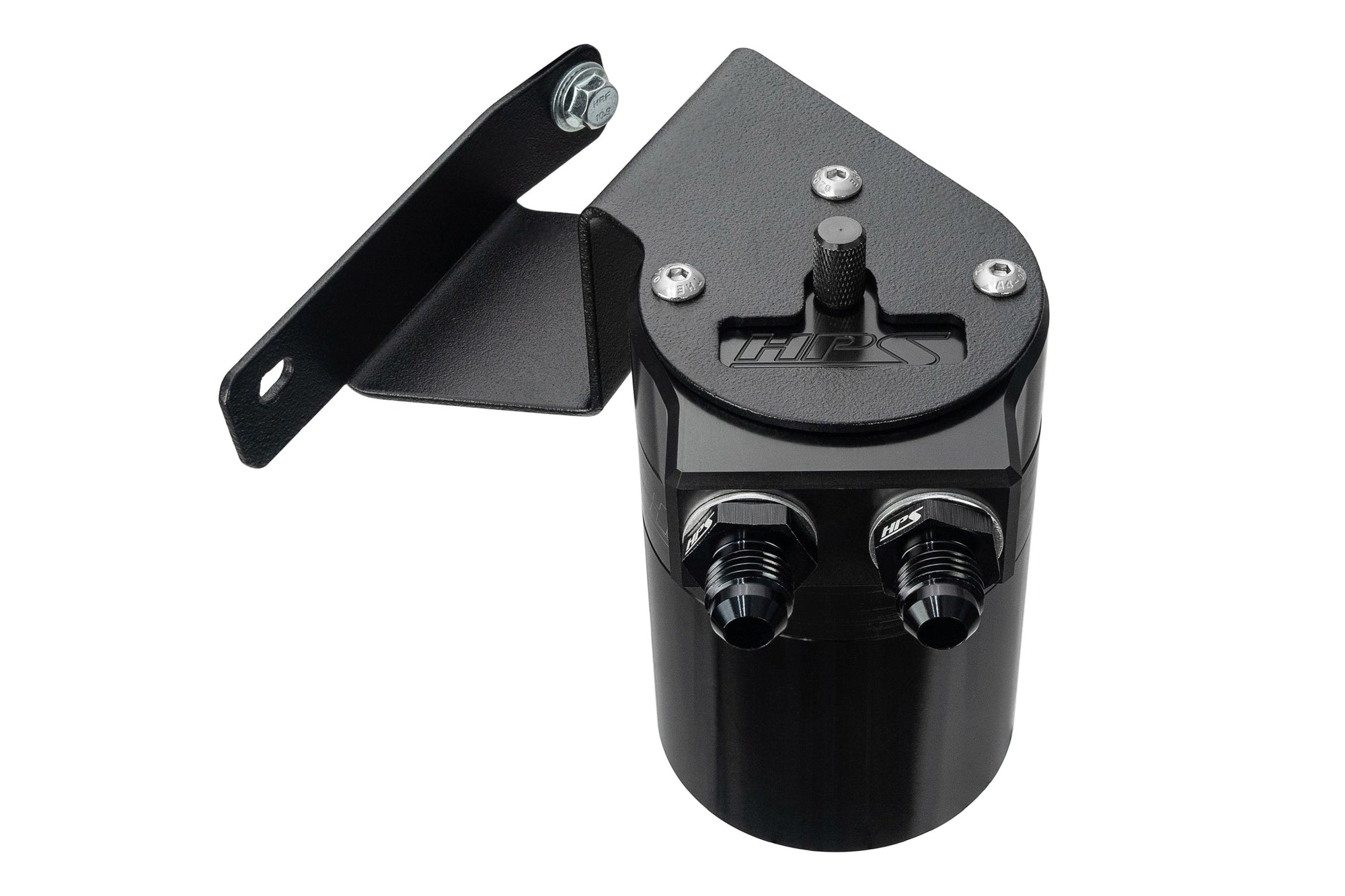 HPS-860-013WB HPS Black 147ML Oil Catch Can Tank Mount Bracket For 09-14 Acura TSX 2.4L CU2