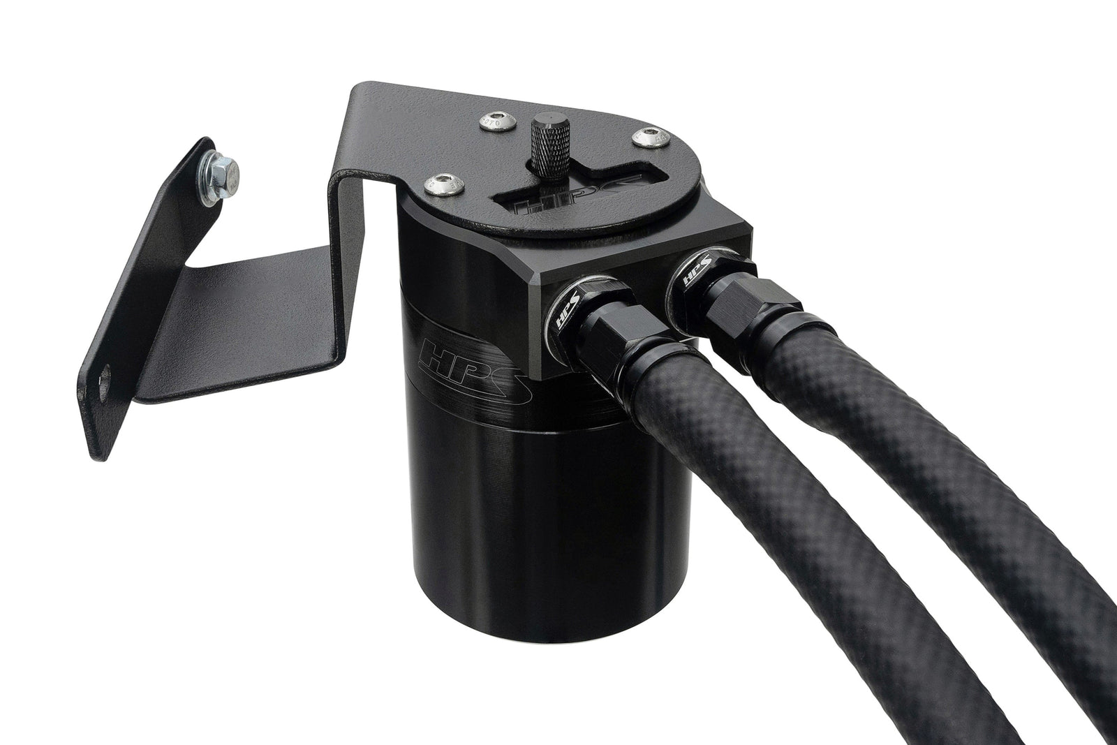 HPS-860-013WB HPS Black 147ML Oil Catch Can Tank Mount Bracket For 09-14 Acura TSX 2.4L CU2